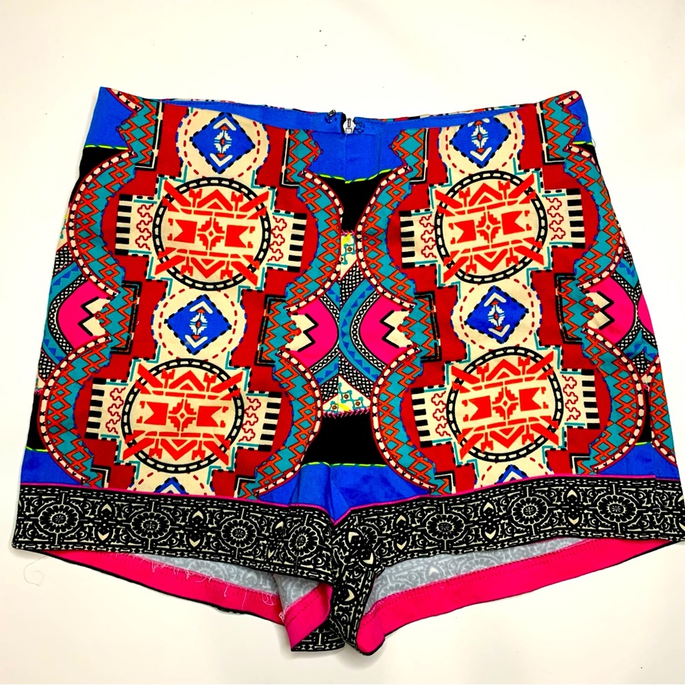 Flying Tomato Tribal Cotton Shorts Size Small